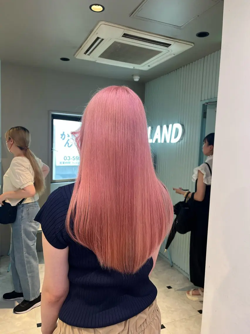 ロング カラー ヘアカラー ブリーチカラー 🩵MIZUKIのヘアスタイル