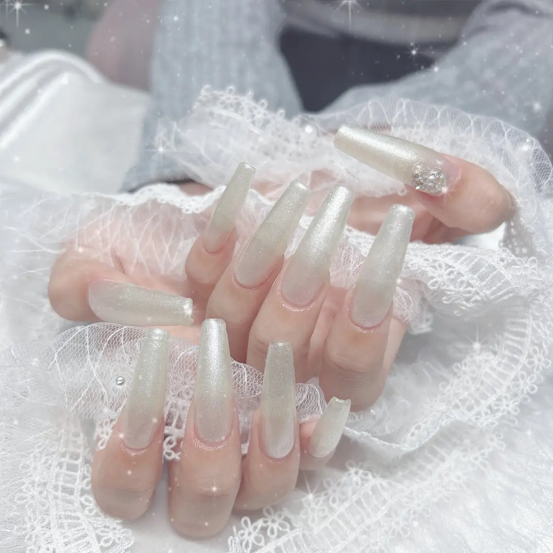 ネイル スカルプネイル ハンドネイル Best Nail Yu🎀🫧のネイルデザイン