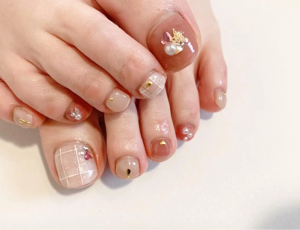 ネイル フットネイル charmant nailのネイルデザイン