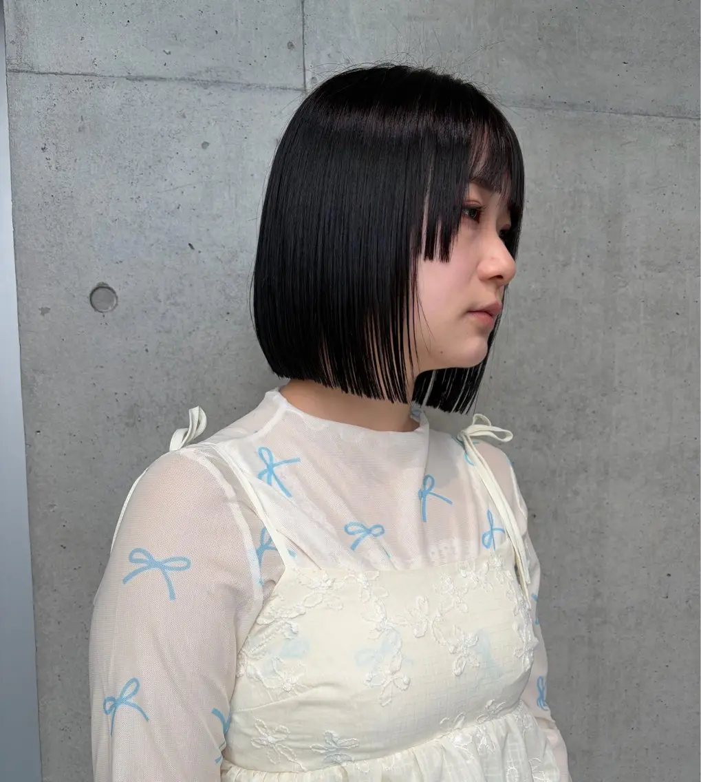 ショート カラー ヘアアレンジ カット ヘアカラー トリートメント ボブ艶モテカラー🫧 カリンのヘアスタイル