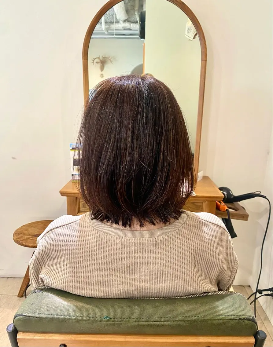 ミディアム LiC えりのヘアスタイル