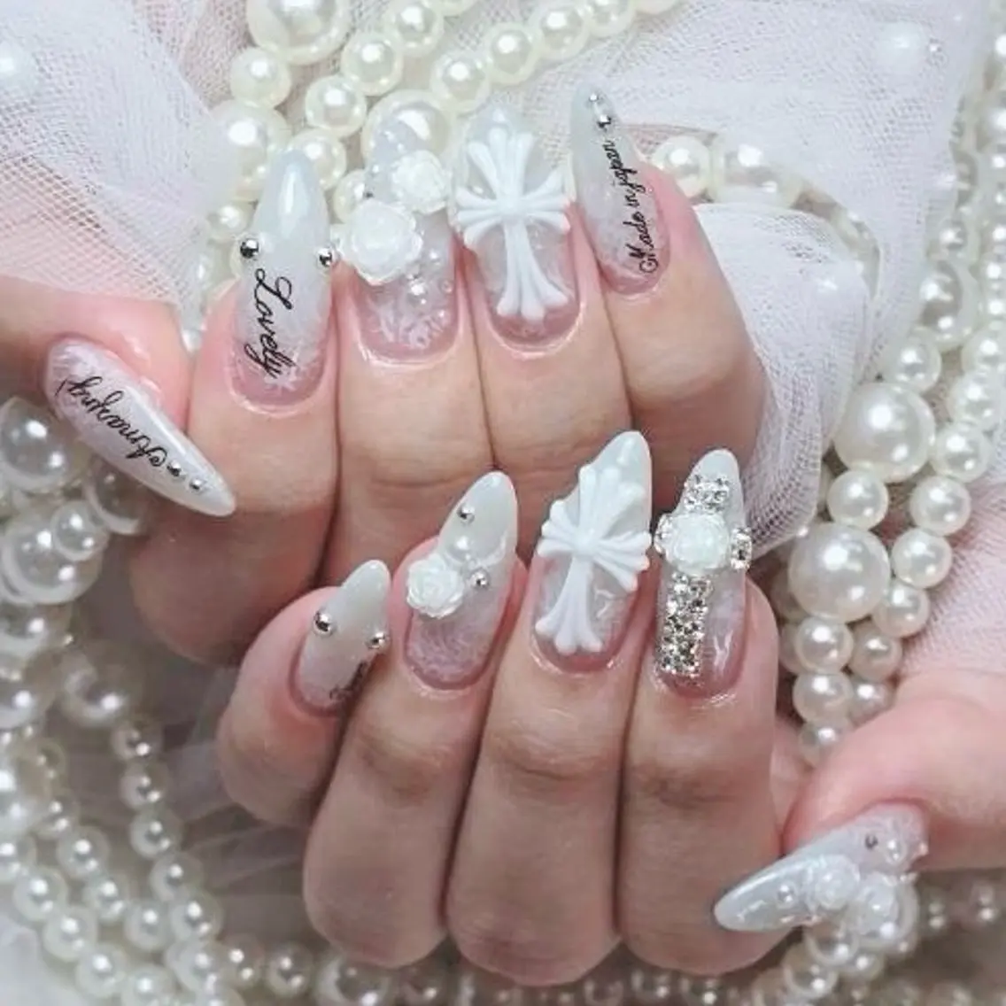 ネイル ジェルネイル 韓国ネイル ハンドネイル Nail lieNのネイルデザイン