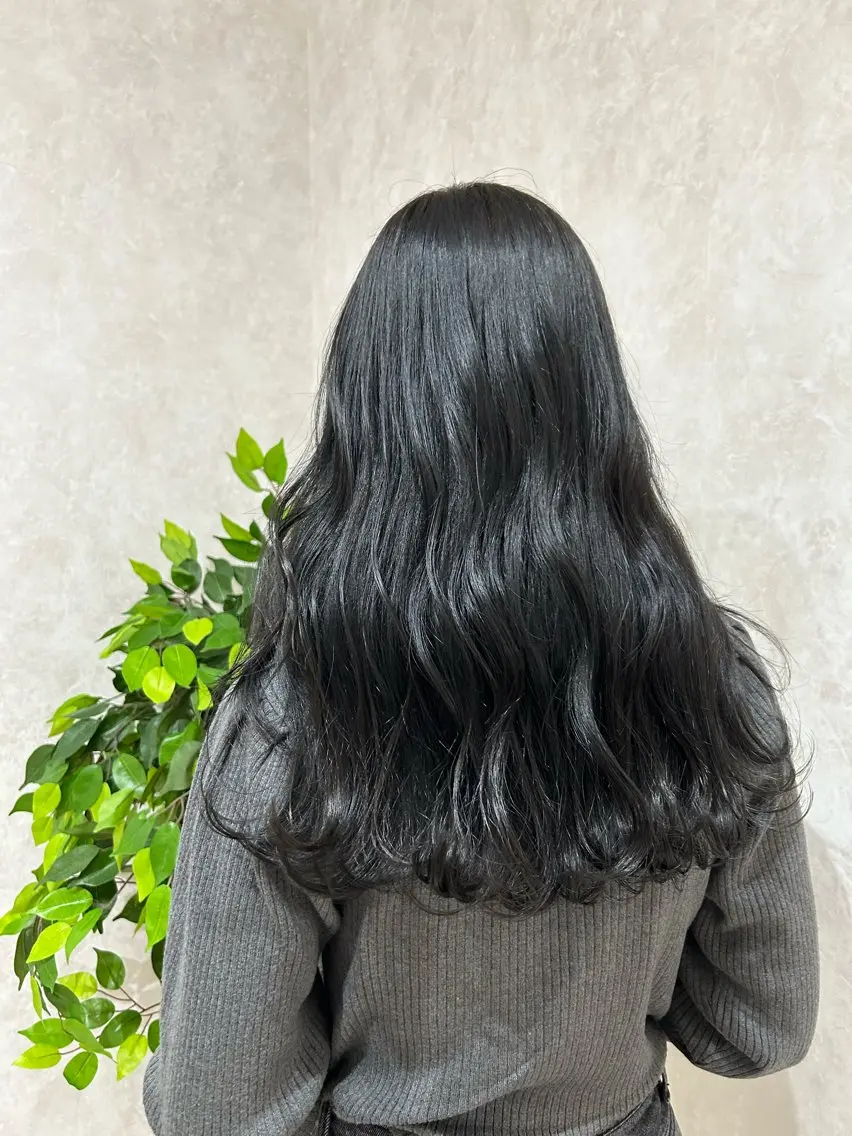 セミロング カラー ヘアカラー トリートメント ヘアセット 💙まこと💙艶 カラー(Rico)のヘアスタイル