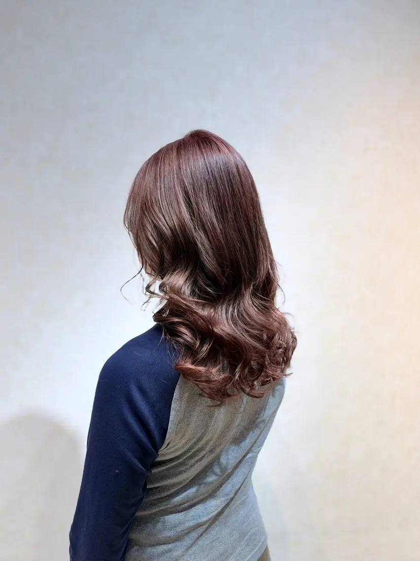 カラー ブラウンカラー レッドカラー カット ヘアカラー ✨韓国風ブリーチ✨ 髪質改善✨ミヤタのヘアスタイル