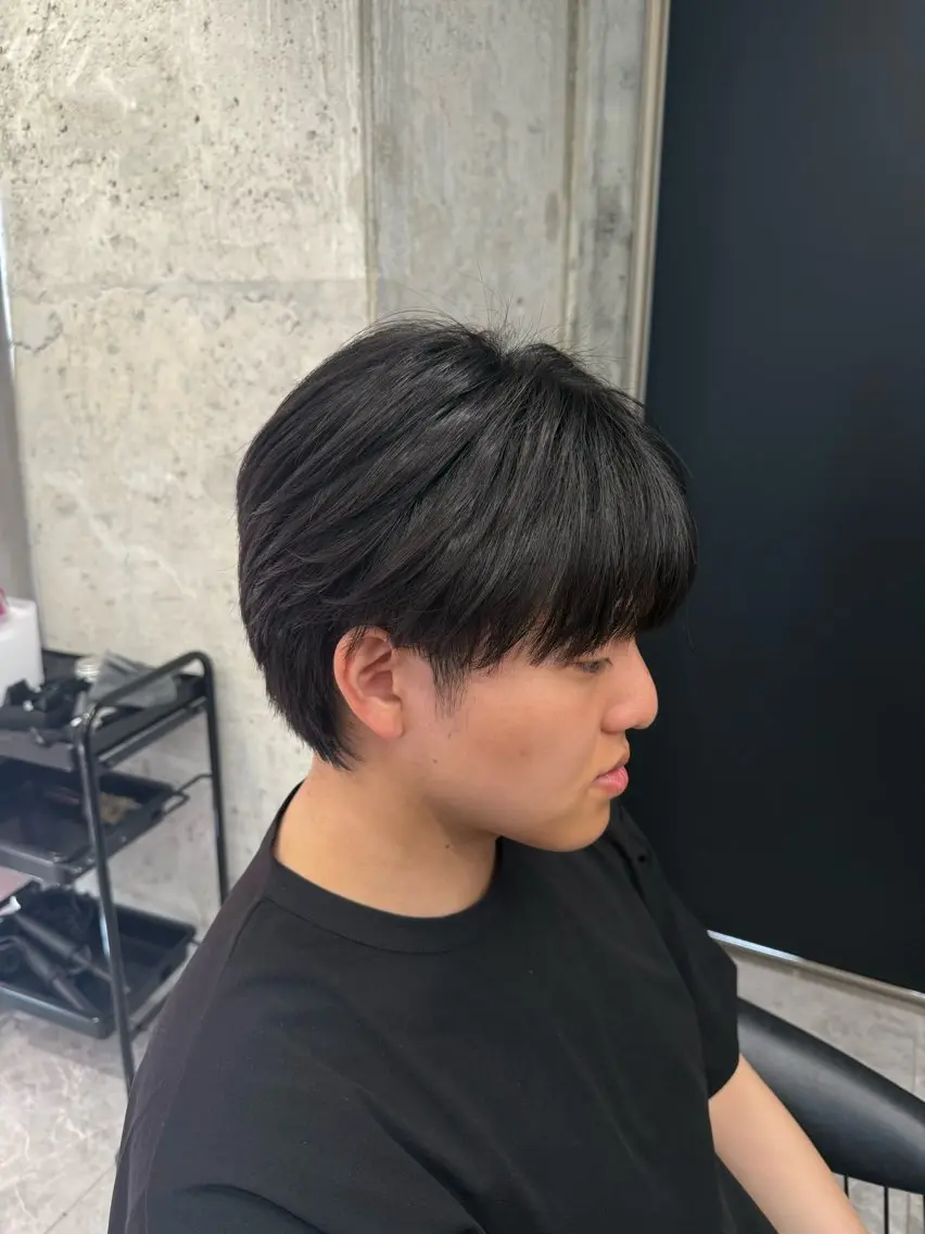 メンズ カット 【感動の艶髪💖】 溝の口/坂本柊星のヘアスタイル