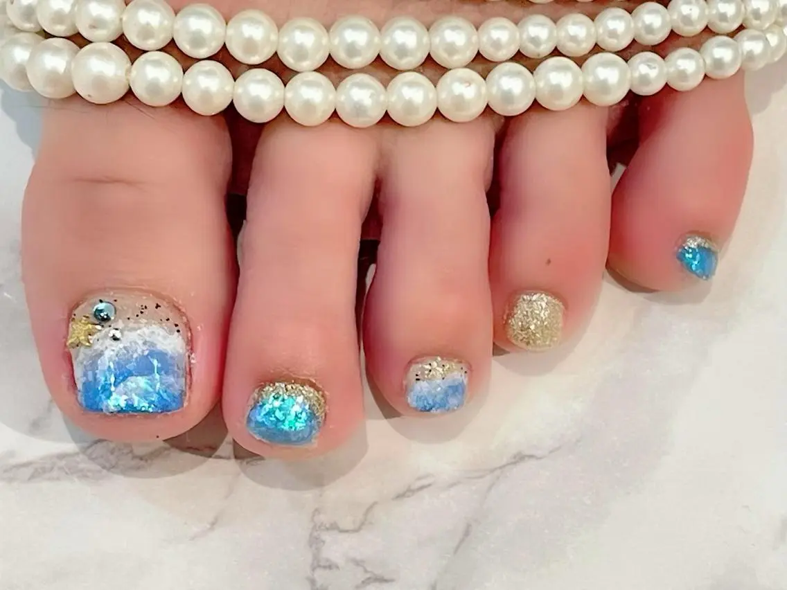 ネイル フットネイル 持ち込み SINCERELY シンシアリー🌈のネイルデザイン