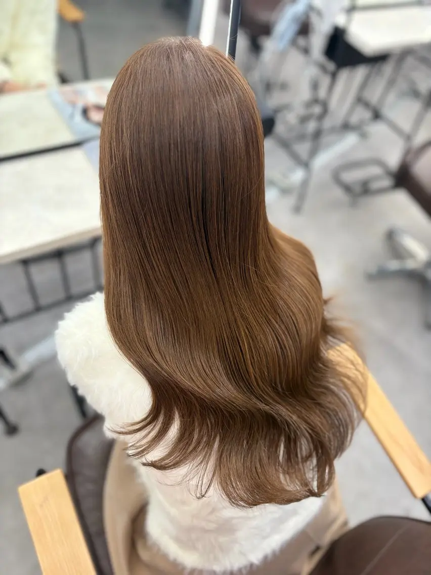 ロング カラー ヘアアレンジ RIKO 表参道美容師のヘアスタイル