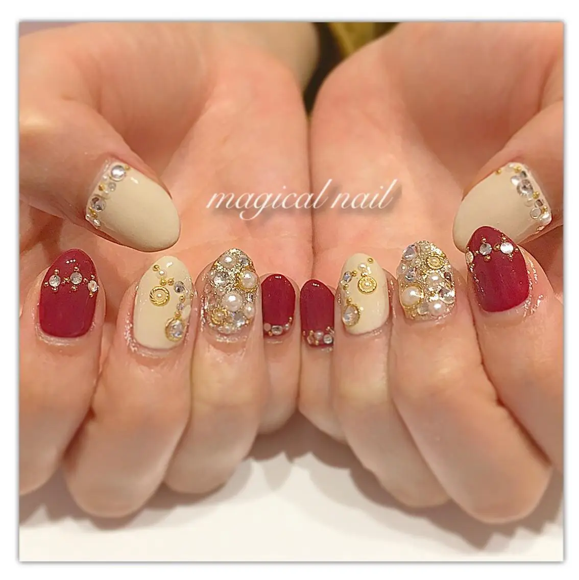 ネイル キラキラネイル magical nailのネイルデザイン