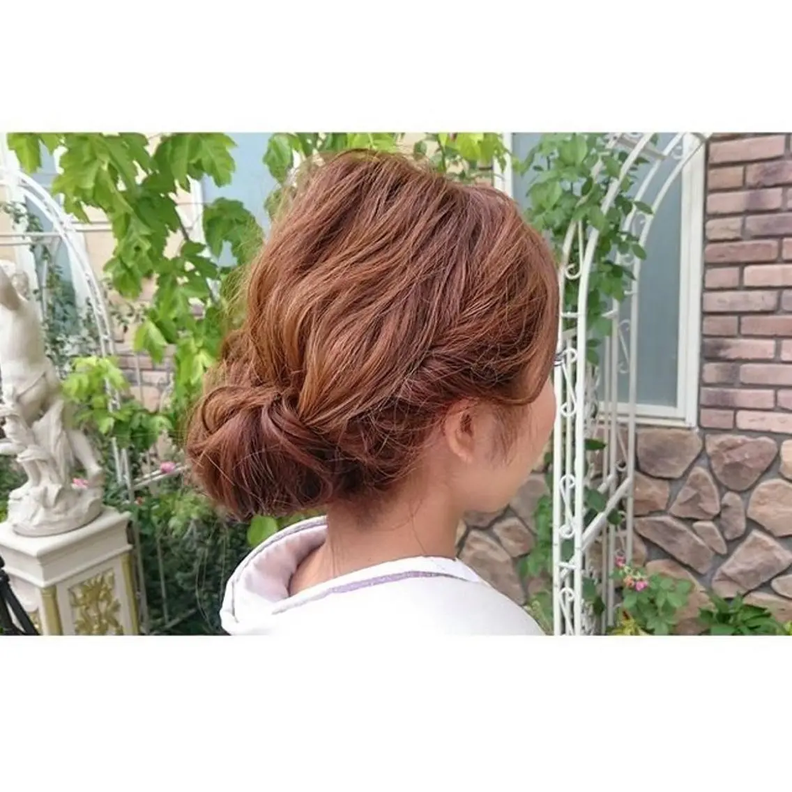 ロング ヘアアレンジ 結婚式・ブライダル enne /YUI🥣のヘアスタイル