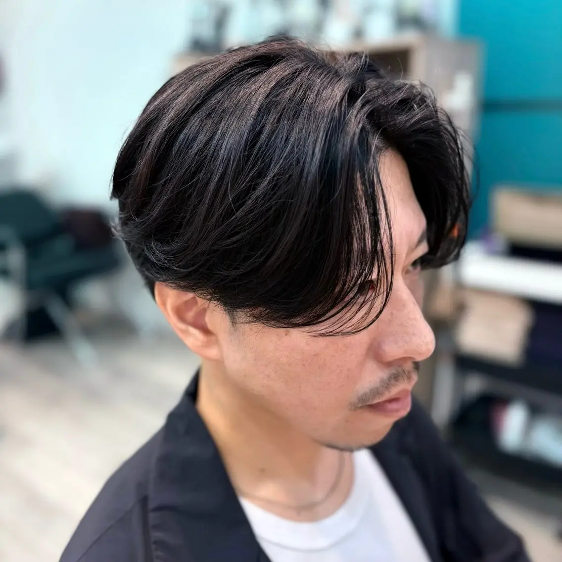 ショート パーマ 大人メンズスタイル 小林秀徳のヘアスタイル