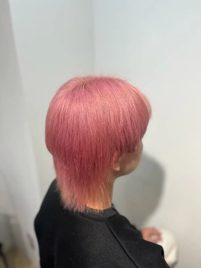 ミディアム カラー ピンクカラー ぴんく髪の美容師🎀 🖤ゆうなのヘアスタイル