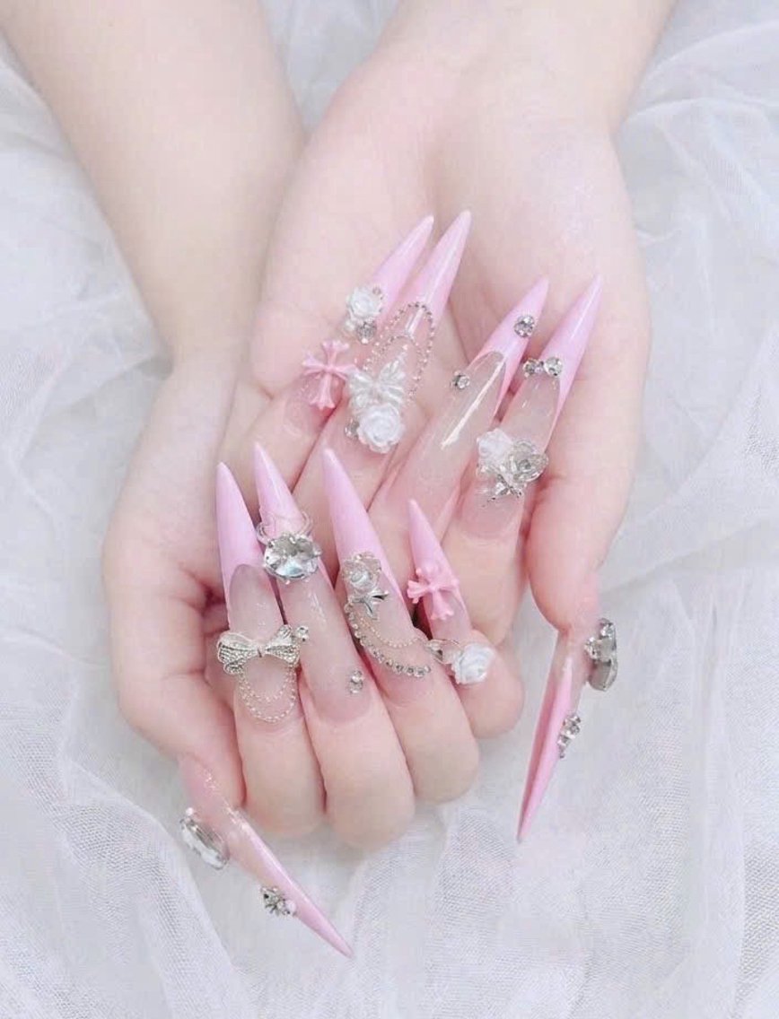 ロング 韓国風ヘア ロング ハンドネイル ハンドケア CHIBI NAIL SALON 船橋のネイルデザイン