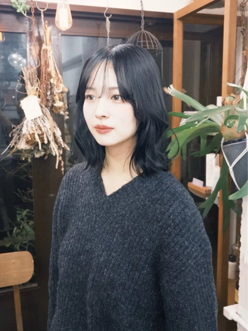 ミディアム カラー ブリーチ ブラウンカラー 透明感カラー トリートメント ヘアカラー トリートメント Hina🧵/恵比寿 中目黒/透明感カラーのヘアスタイル