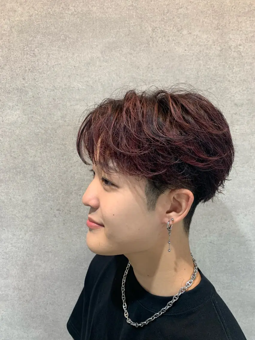 ショート カラー パーマ メンズ メンズパーマ ⚡️お値段以上⚡️ RYUKIのヘアスタイル