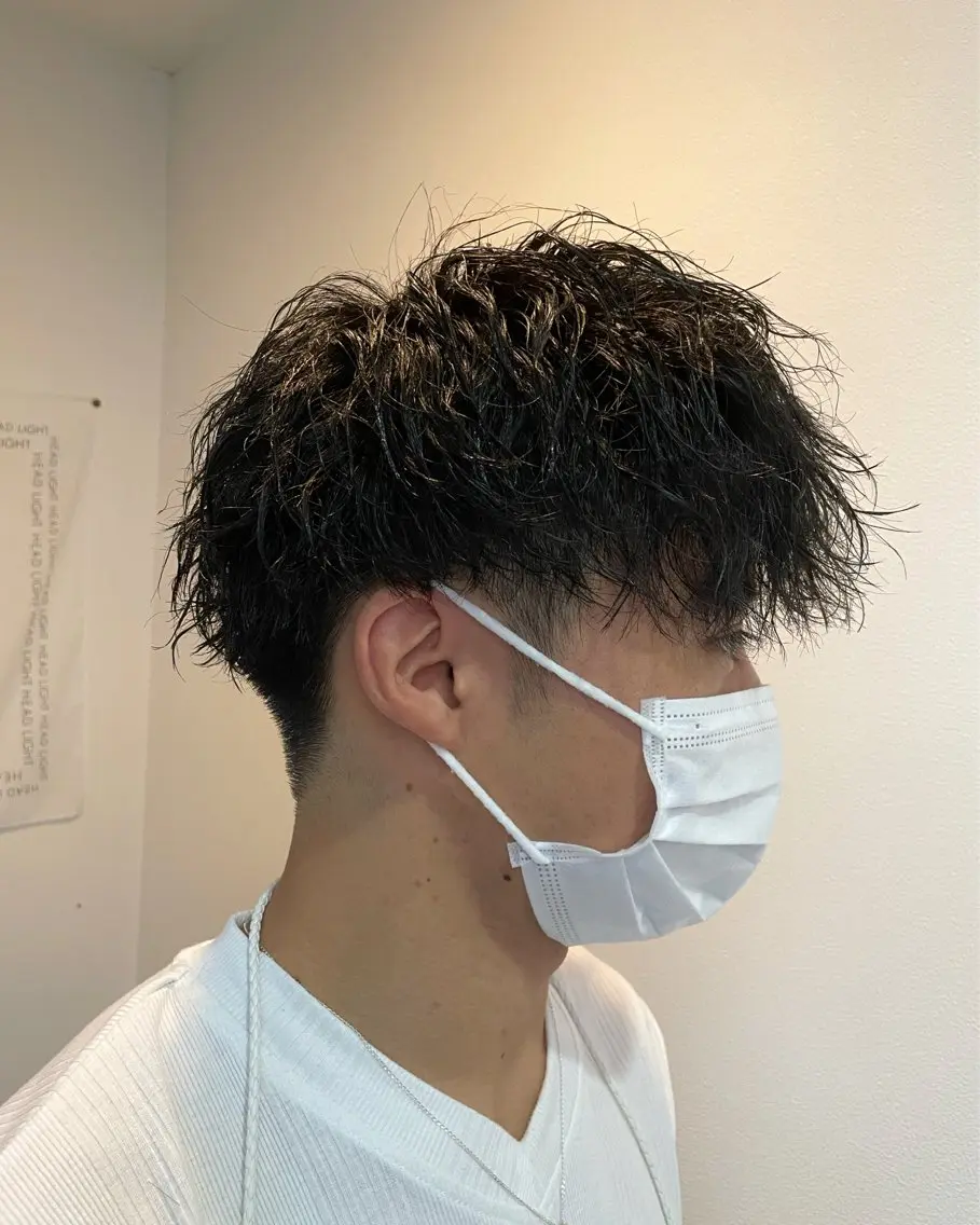 ミディアム メンズ CHIRU hair salonのヘアスタイル