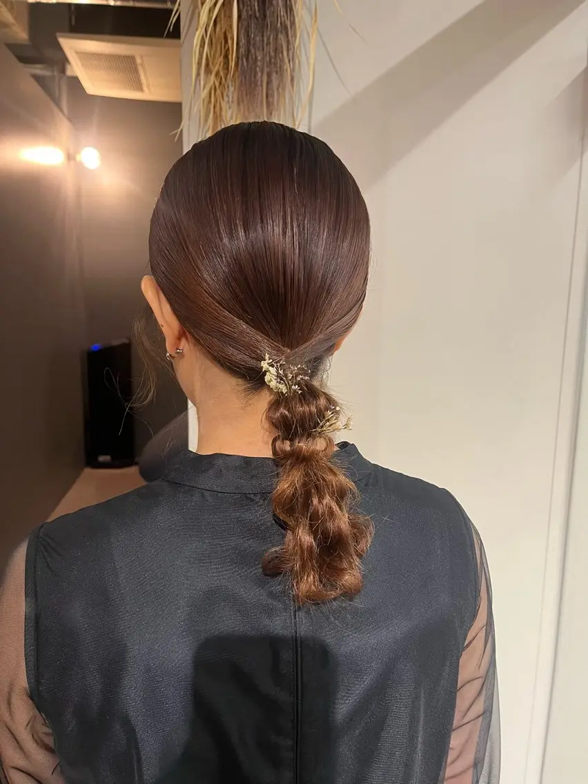 ヘアアレンジ ヘアセット 🌼花屋併設🌼 木下奈々望のヘアスタイル