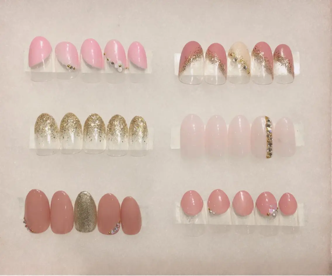 ネイル アートネイル ビジューバイアクイユ ネイルズ 東中野店のネイルデザイン