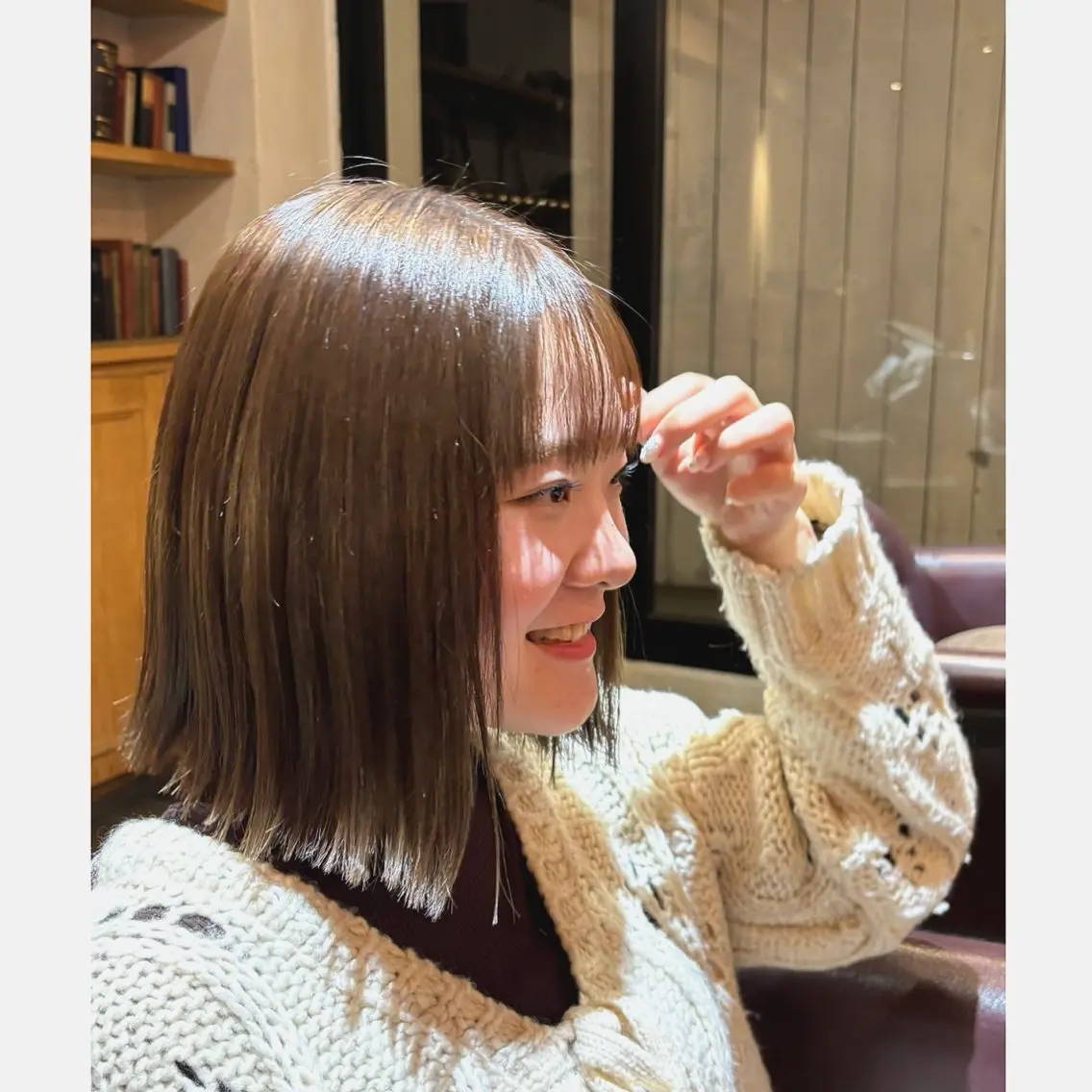 〚🤍透明感ダブルカラー×カット×髪質改善トリートメント🫧✨〛の写真