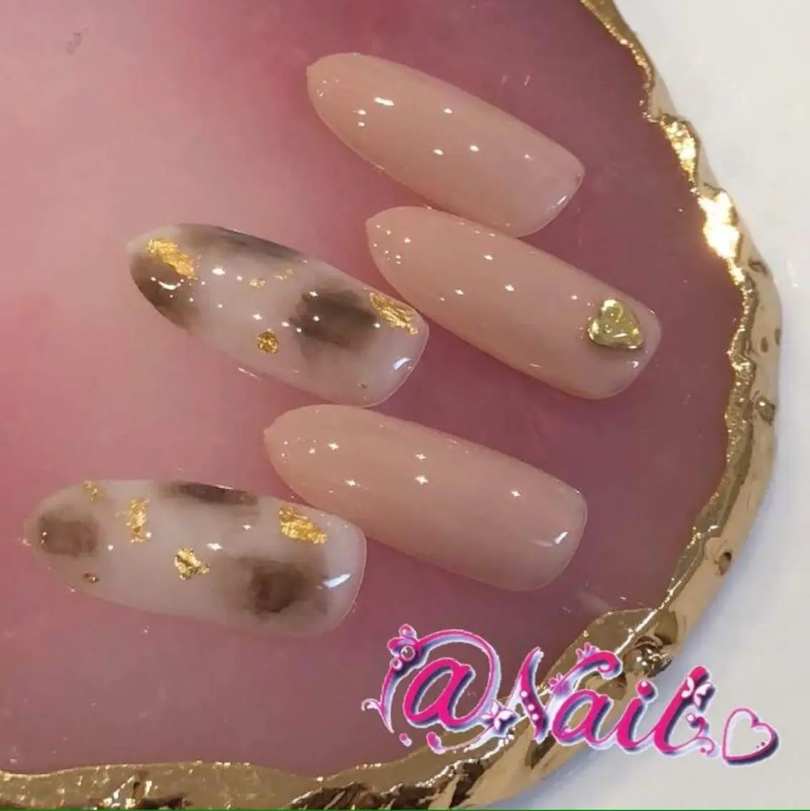 ネイル ネイルチップ 小尾 栞のネイルデザイン