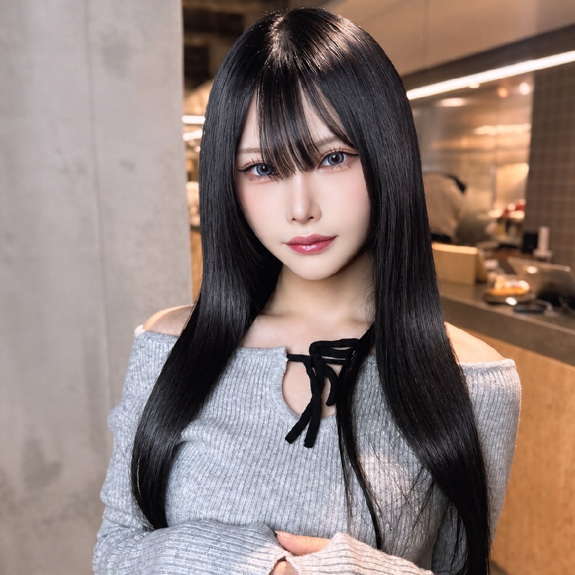 ロング プルエクステ エクステ グロウ渋谷 プルエクステ専用のヘアスタイル