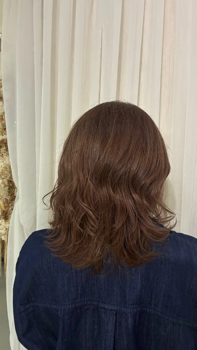 ミディアム カラー ヘアアレンジ 🌟小出 倫花🌟 艶カラー/カットのヘアスタイル