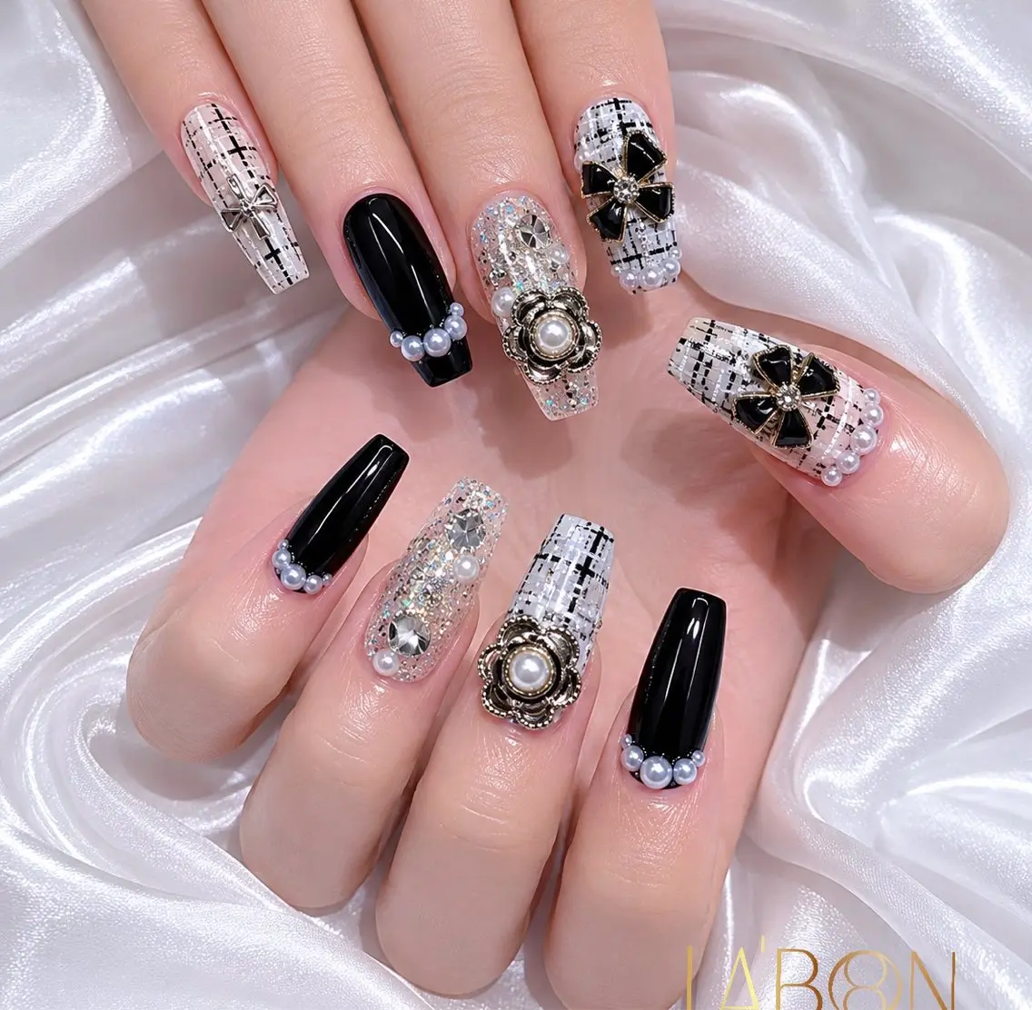 ネイル アートネイル ジェルネイル キラキラネイル 韓国ネイル ロングネイル Labon Nails Artのその他イメージ