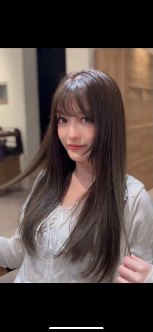 ロング カラー 透明感カラー ヘアカラー DaVin アキラのヘアスタイル