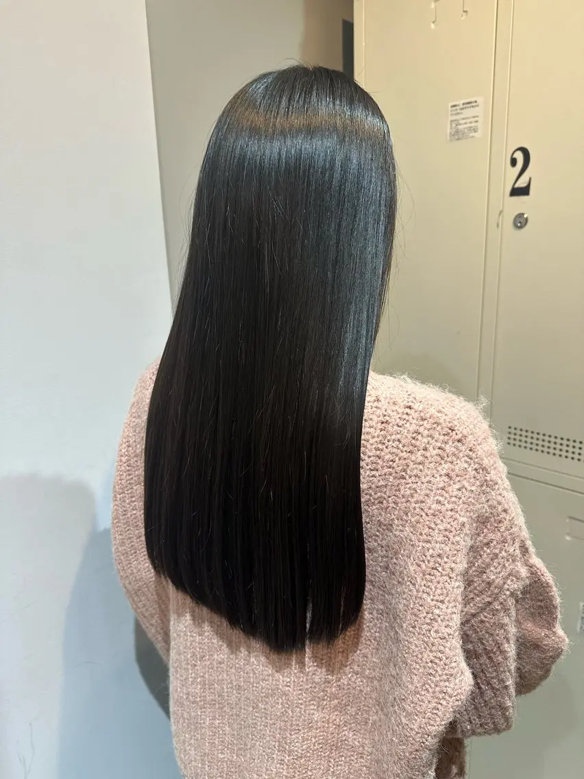 ロング 縮毛矯正 縮毛矯正+モテカラー 🎀✨MIHOのヘアスタイル