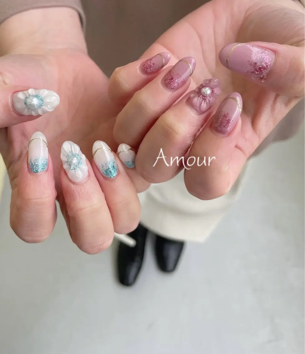 ネイル ハンドネイル Nail Salon Amourのネイルデザイン