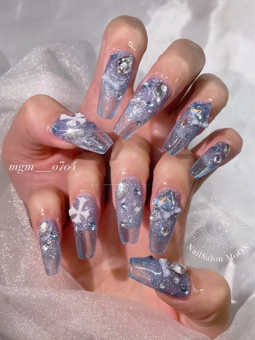 ハンドネイル ハンドケア MoON...❤︎ MeGuのネイルデザイン