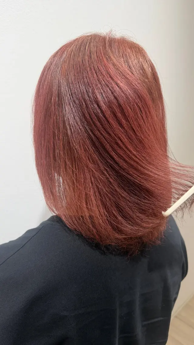ミディアム 髪質改善 トリートメント ヘアカラー トリートメント 久光 亜寿花のヘアスタイル