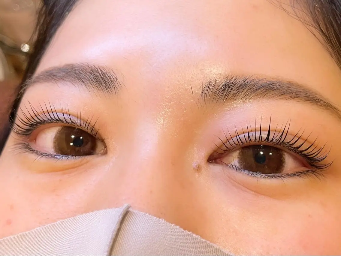 マツエク・マツパ 一重×まつ毛パーマ 井上 優里愛のマツエク・マツパデザイン