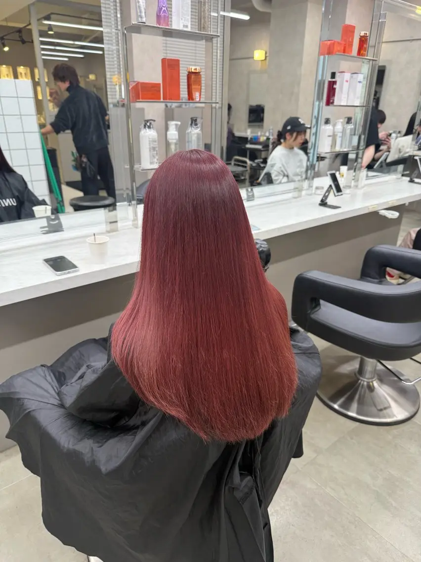 ロング カラー ヘアアレンジ ヘアカラー トリートメント ヘアセット 💗横浜美容室 💗HARUNAのヘアスタイル
