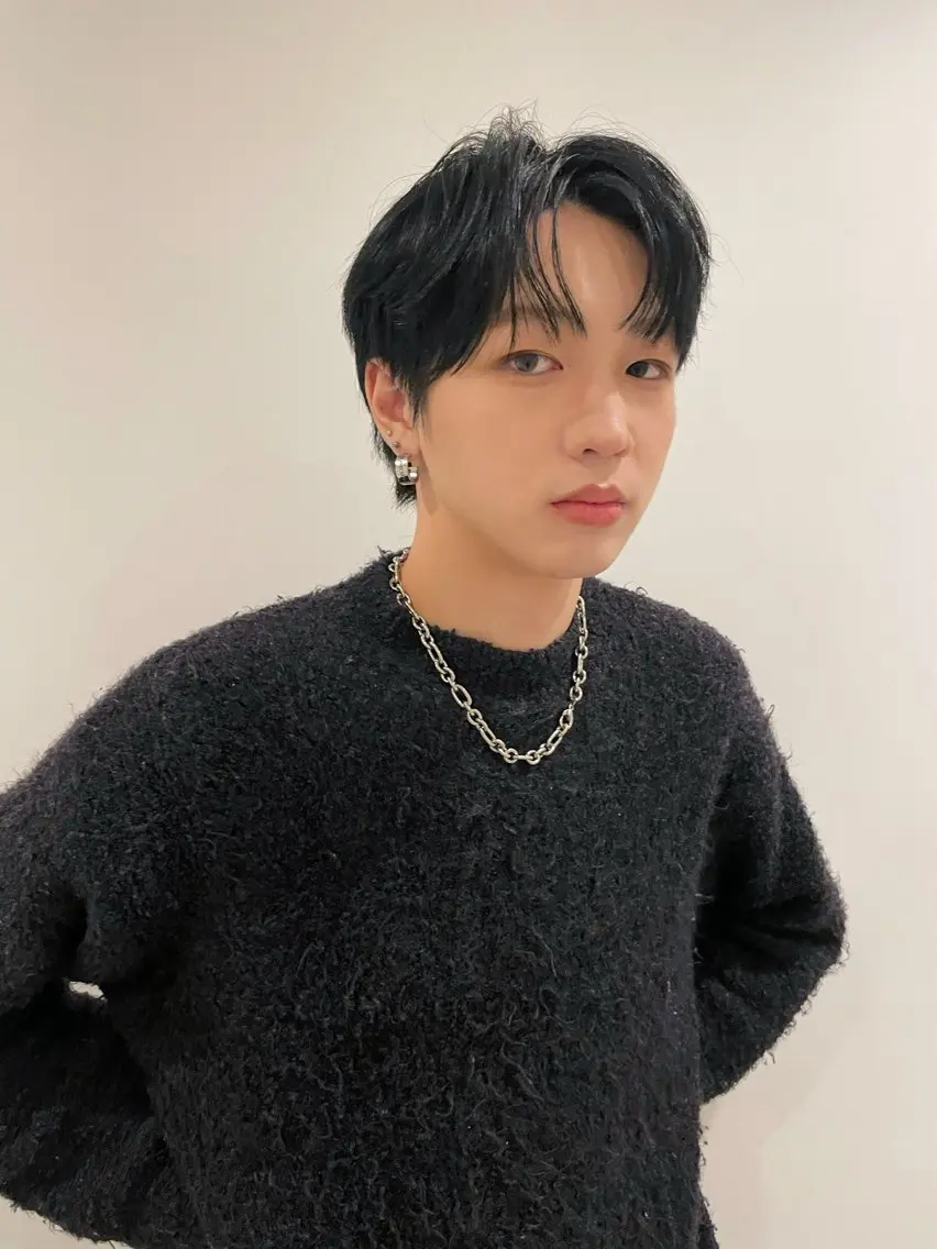 メンズ メンズ韓国風 マッシュ メンズウルフカット ウルフカット fuka モデル募集のヘアスタイル