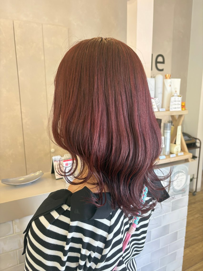 ミディアム 加藤 七夕奈のヘアスタイル