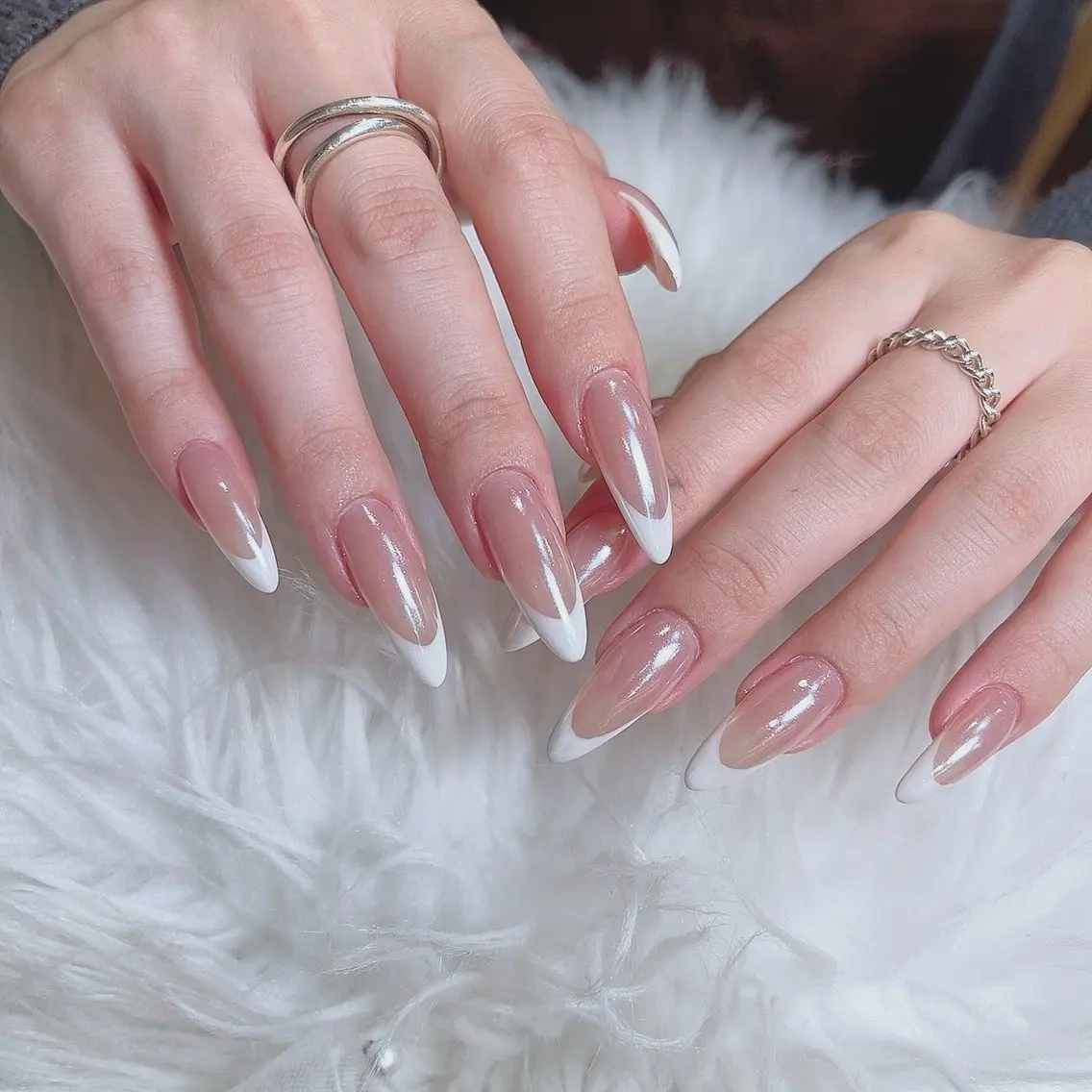 ネイル フレンチネイル オフィスネイル ピンク シンプルネイル ブライダルネイル Sora NAILのネイルデザイン