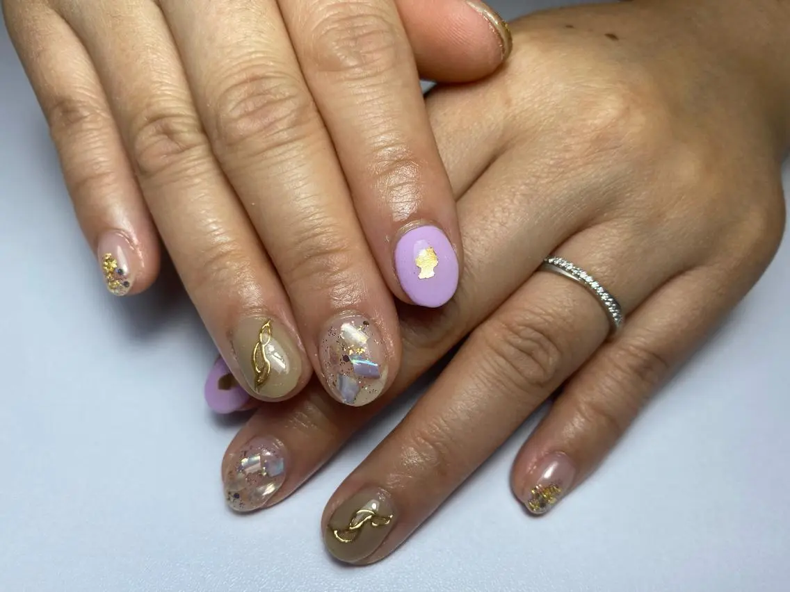 ミディアム shandy nailのネイルデザイン