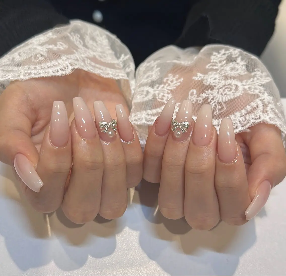 ネイル ハンドネイル 🧸原宿の美フォルム ネイリスト🧸いいだのネイルデザイン