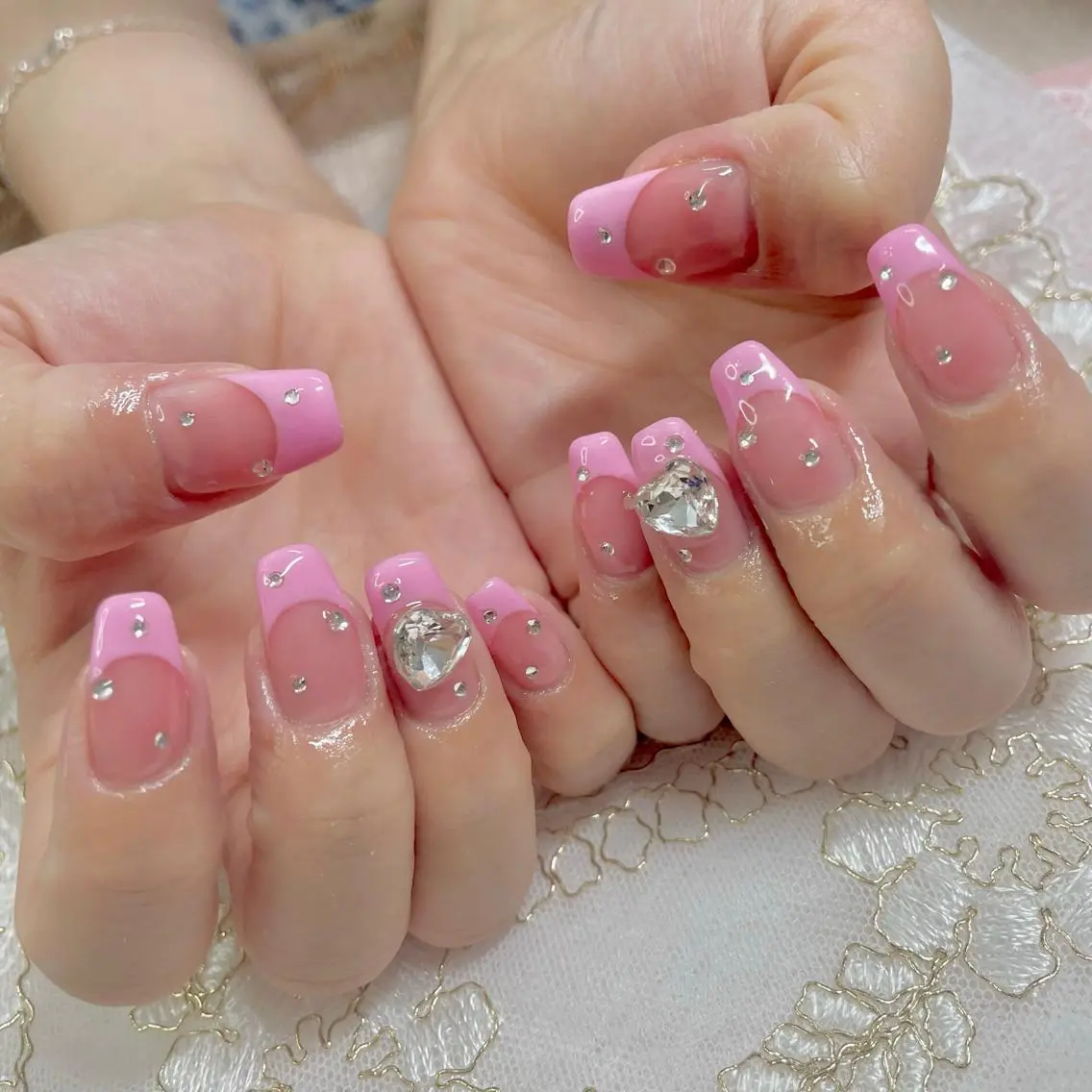 ネイル ジェルネイル ハート J terrace Nailのネイルデザイン