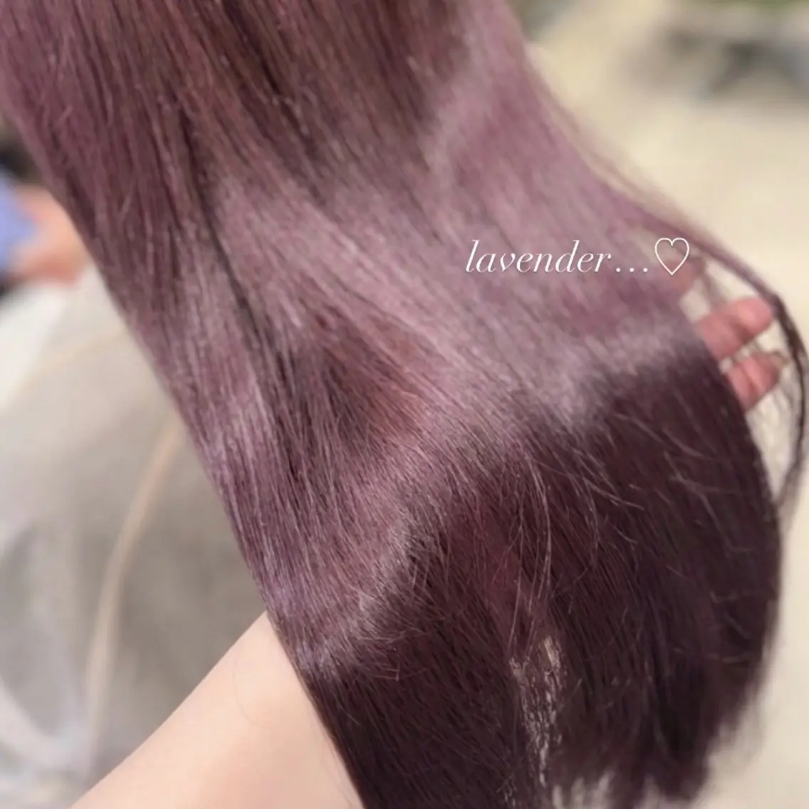 ロング カラー ラベンダーカラー sakura/ 透明感カラー🫧のヘアスタイル