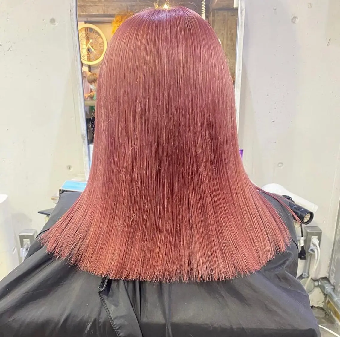 セミロング カラー ヘアアレンジ ミストバング ベージュカラー ブリーチ ブロンド ケアブリーチ カット ヘアカラー 福岡似合わせレイヤー /ウルフ/ハイトーンのヘアスタイル