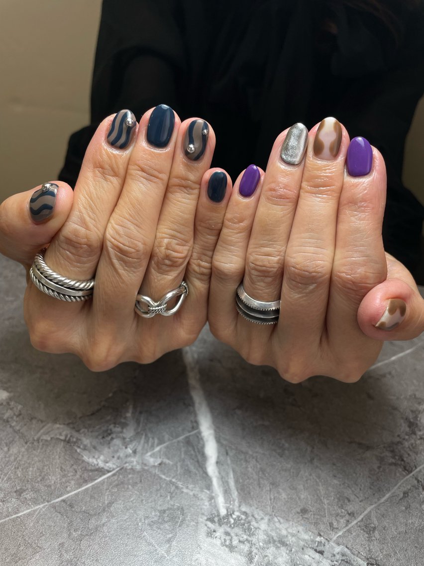 ネイル ハンドネイル nail salon 3🌞越谷のネイルデザイン