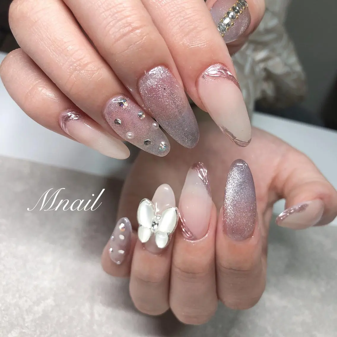 ネイル ハンドネイル merci nailのネイルデザイン