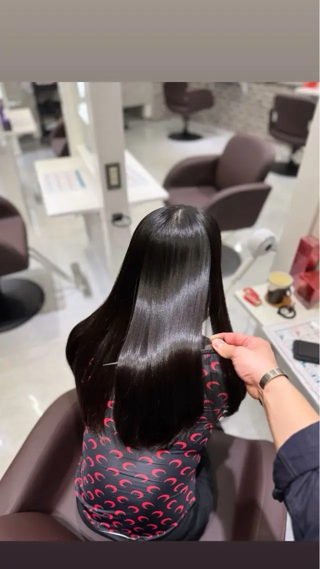ロング 縮毛矯正 髪質改善Acero. shoyaのヘアスタイル