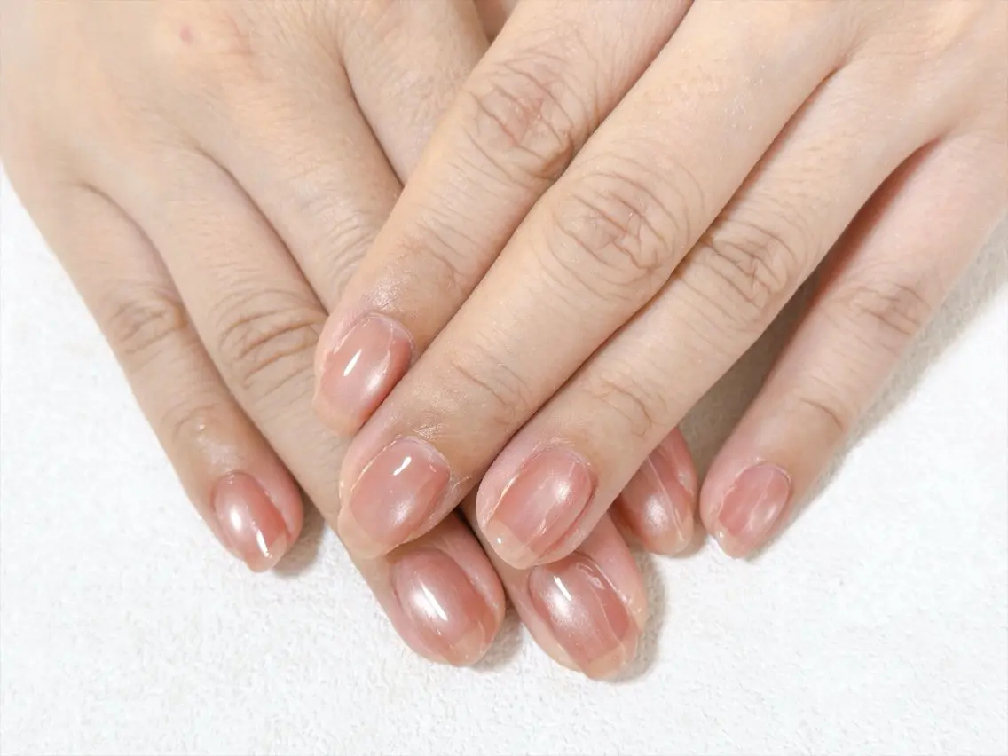ネイル アニマル柄 オーロラネイル フットネイル フレンチネイル ジェルネイル ハンドネイル mogunail &blowのネイルデザイン