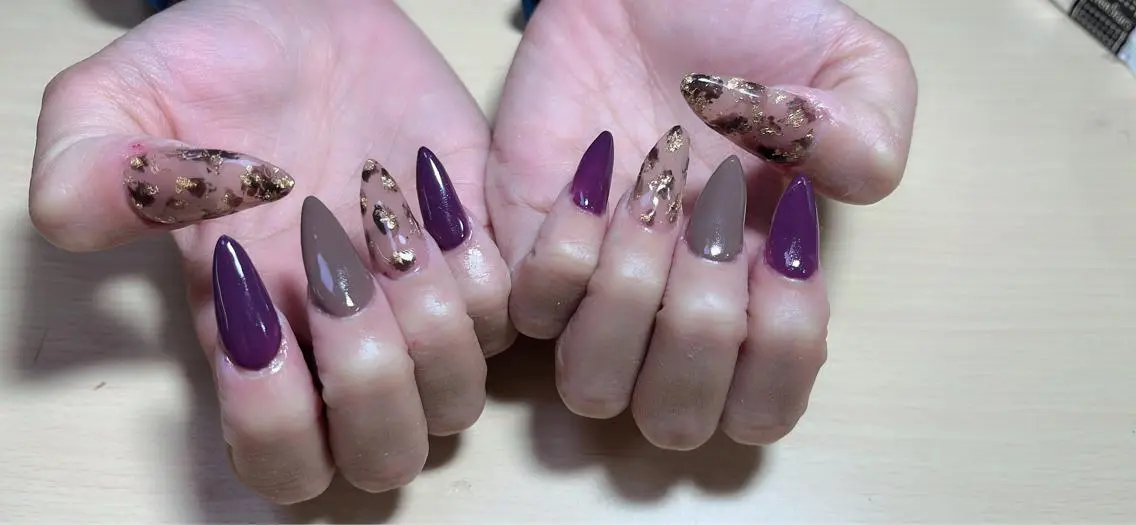 ネイル ニュアンスネイル スカルプネイル 冬ネイル クリスマス Mimi Nailのネイルデザイン