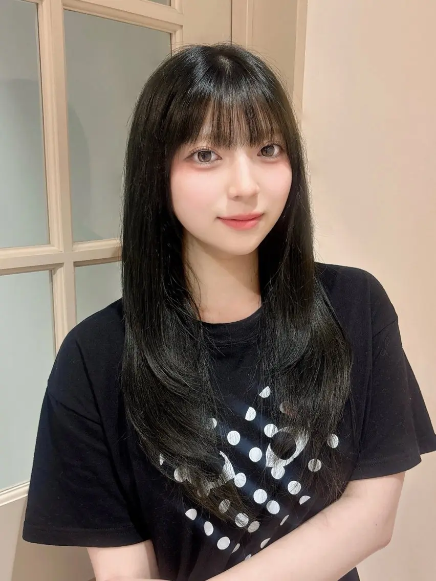 ミディアム ヘアカラー 大塚 美侑のヘアスタイル