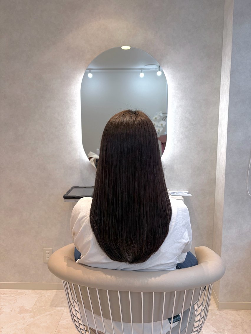 ロング カラー 透明感カラー 髪質改善 トリートメント カット ヘアカラー トリートメント 髪質改善/白髪染め ヘッドスパ/片岡良太のヘアスタイル