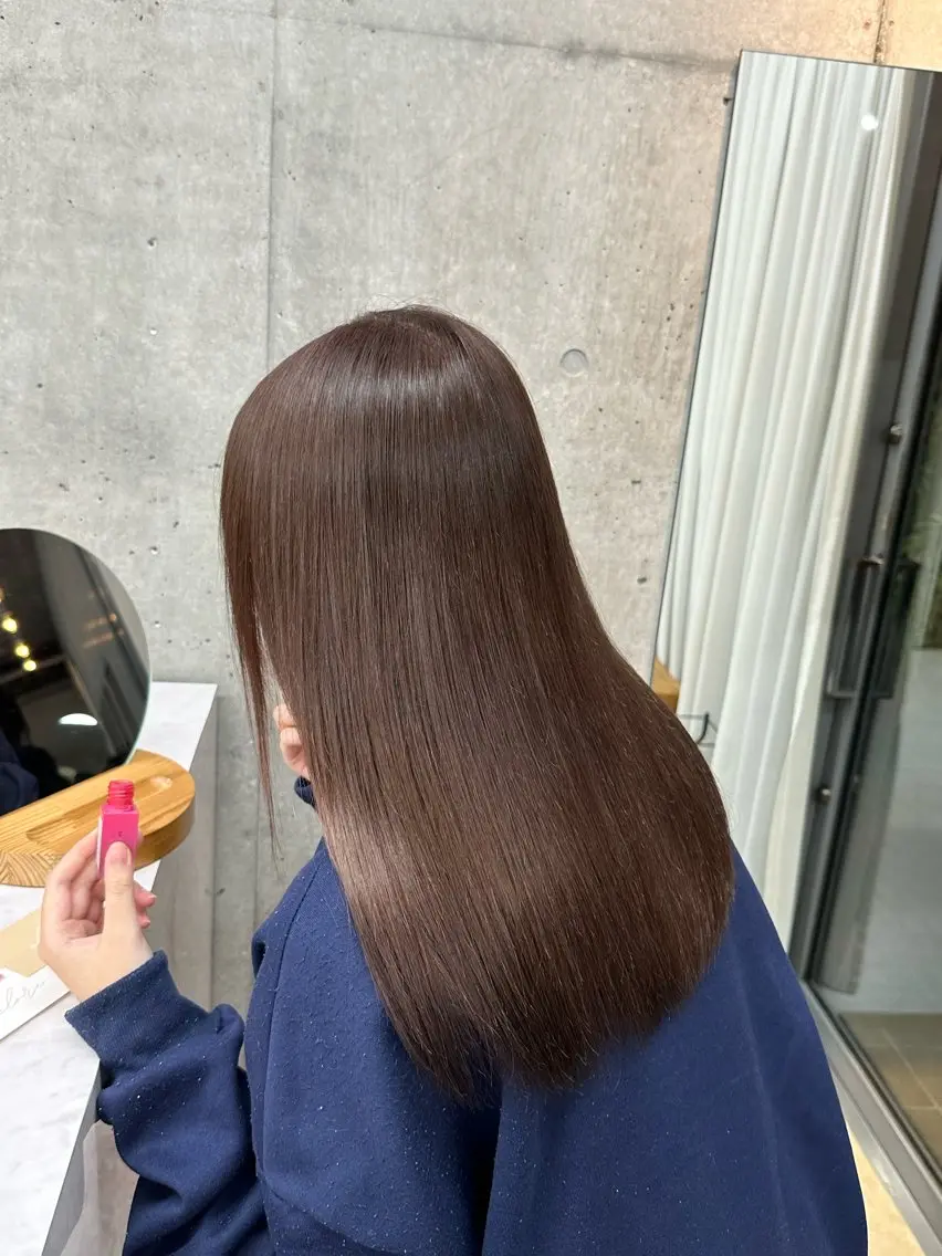セミロング カラー ヘアカラー トリートメント ブリーチカラー/ 純心のヘアスタイル