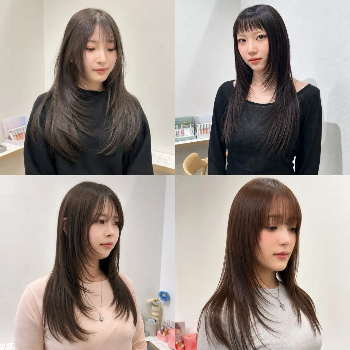 ロング カラー レイヤーカット KAZU/レイヤー レイヤー/ハイトーンのヘアスタイル